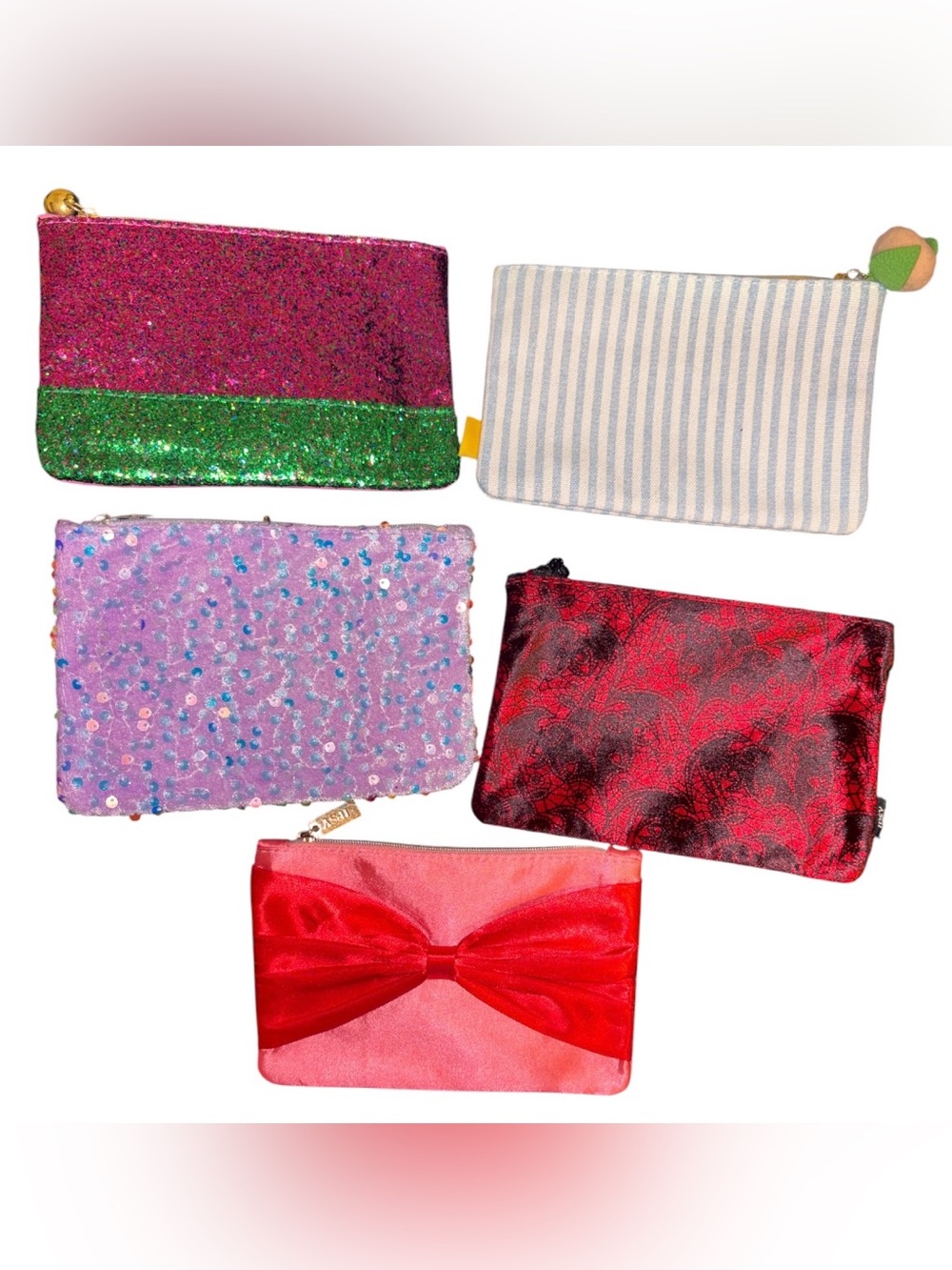 ipsy Assorted Women's Cosmetic Pouch Set -MK